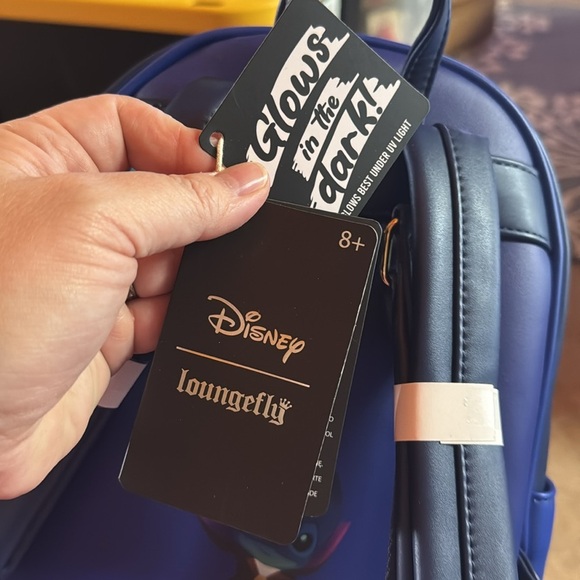 Loungefly Disney Lilo & Stitch Trick or Treating Glow-in-the-Dark Mini Backpack - Picture 6 of 6
